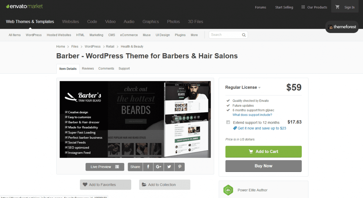 Best Barber themes for WordPress